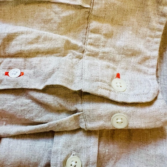 SPOKE-London Button Down Linen Shirt - Picture 6 of 8